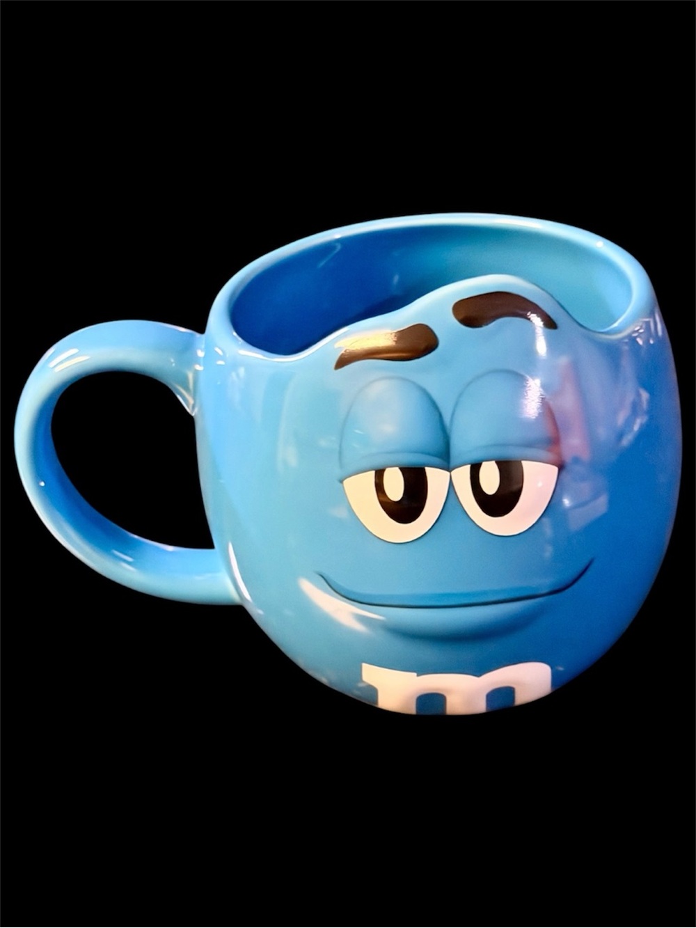 M&M'S Blue Character 3D Sculpted Ceramic Mug Extra Large 24 oz 2023 Mars - Picture 2 of 5